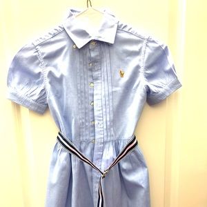 Girls pretty blue dress
